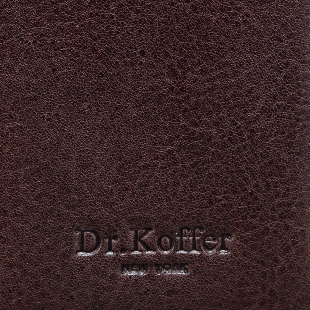 Кредитница Dr.Koffer из натуральной кожи коричневая