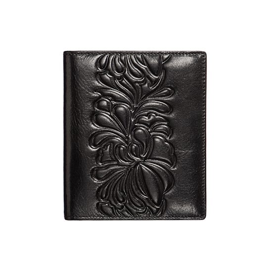 Визитница Dr.Koffer из натуральной кожи черная