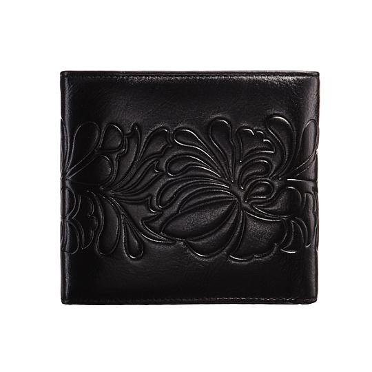 Портмоне Dr.Koffer из натуральной кожи черное