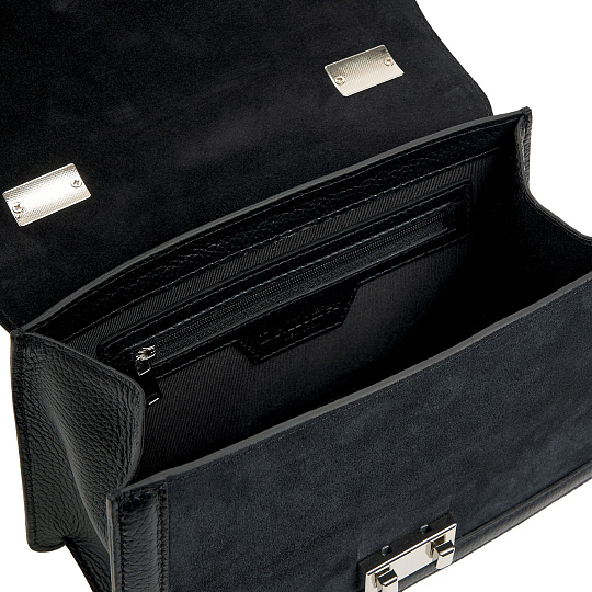 Женская сумка Dr. Koffer из натуральной кожи черная