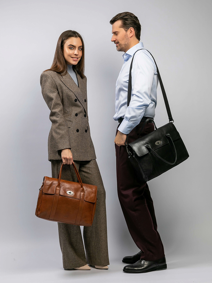 Сумка для документов Dr.Koffer из натуральной кожи