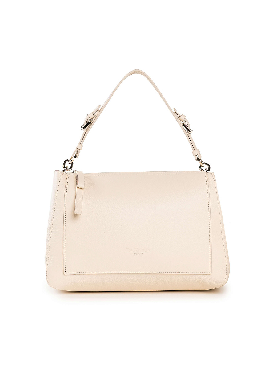 Женская сумка Dr. Koffer из натуральной кожи белая