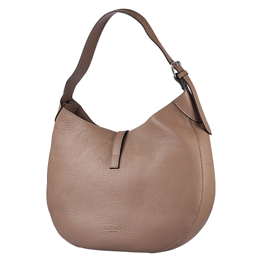 Женская сумка Dr. Koffer из натуральной кожи бежевая