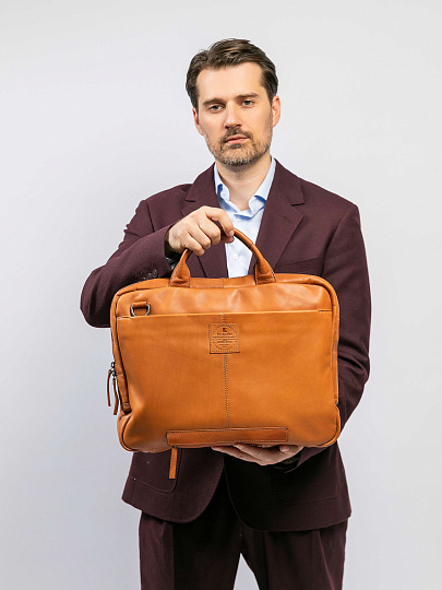 Сумка для документов Dr.Koffer из натуральной кожи