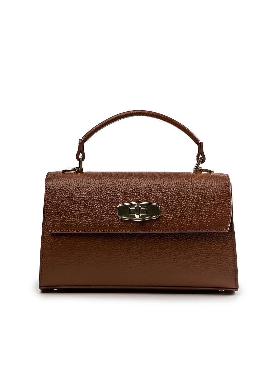 Женская сумка Dr.Koffer из натуральной кожи коричневая