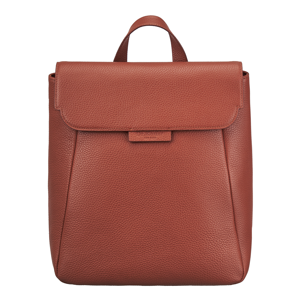 Рюкзак Dr. Koffer из натуральной кожи оранжевый