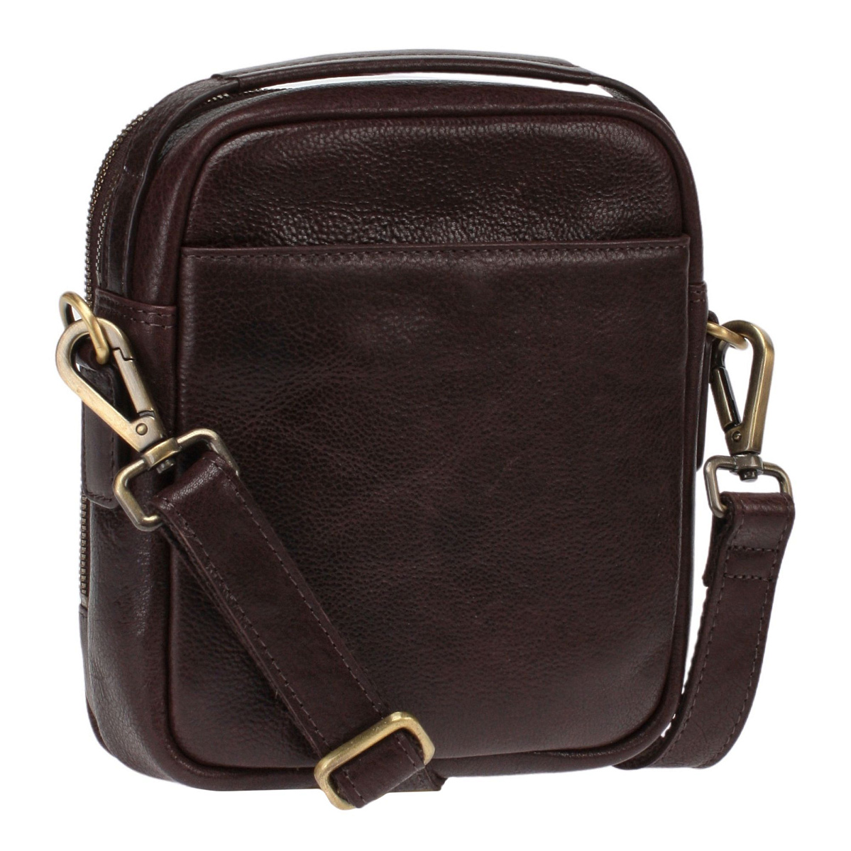 Сумка через плечо Dr.Koffer из натуральной кожи коричневая