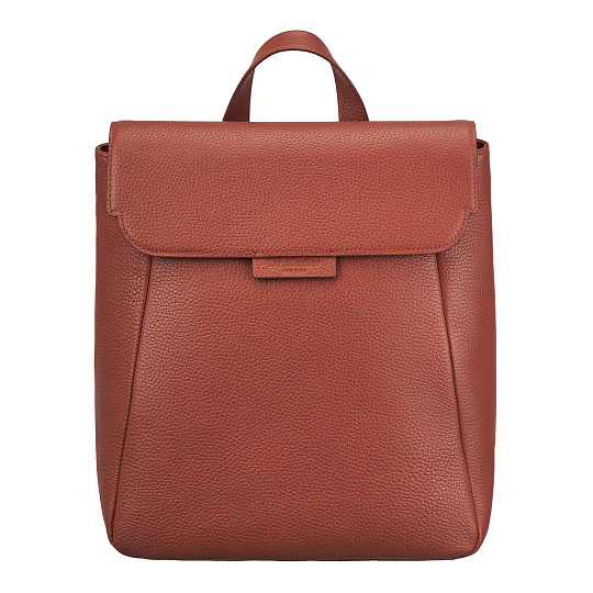 Рюкзак Dr. Koffer из натуральной кожи оранжевый