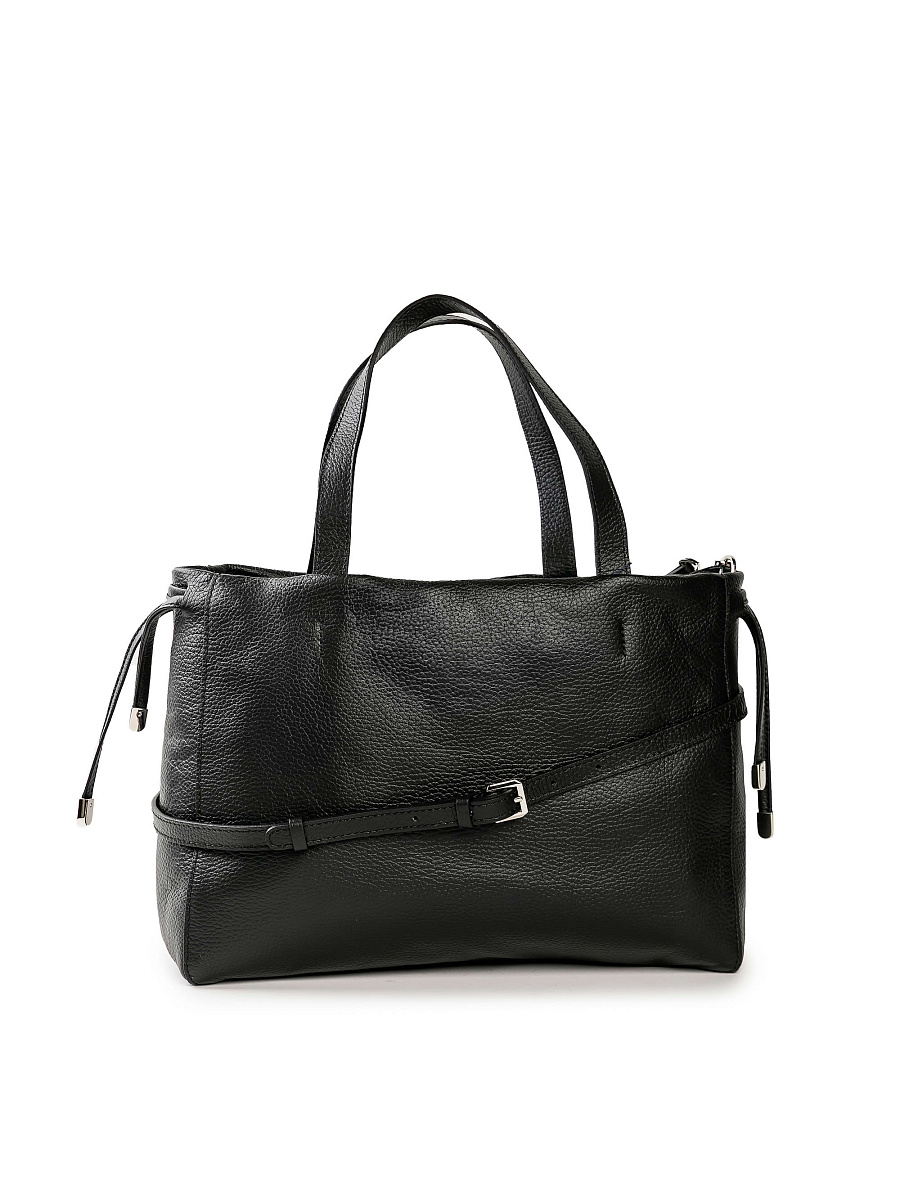 Женская сумка Dr. Koffer из натуральной кожи черная