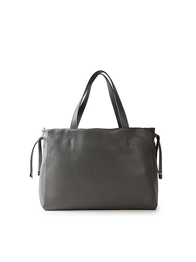 Женская сумка Dr. Koffer из натуральной кожи серая