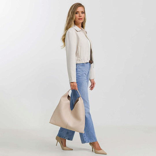 Женская сумка Dr.Koffer из натуральной кожи розовая