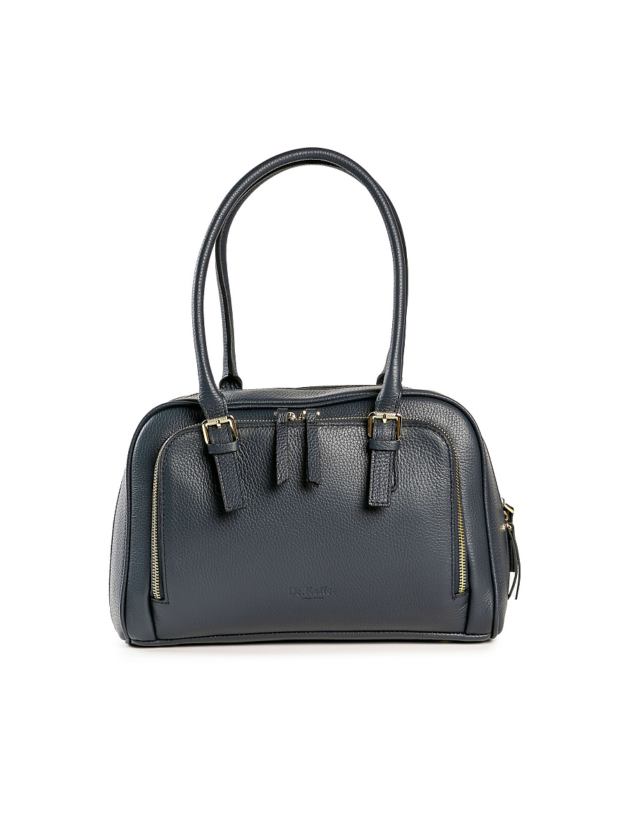 Женская сумка Dr. Koffer из натуральной кожи синяя