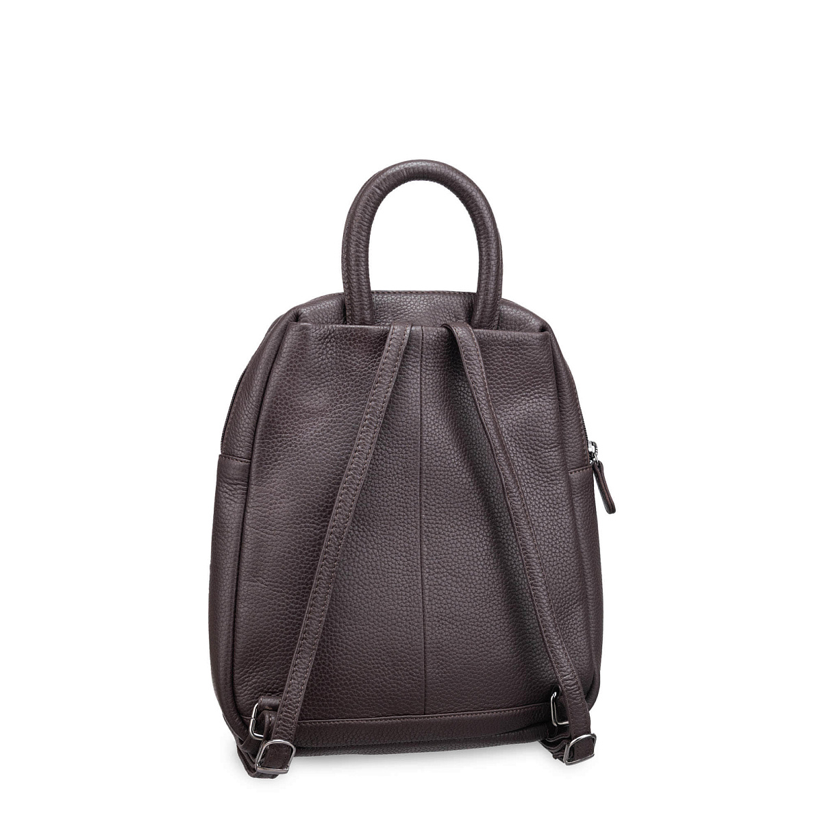 Рюкзак Dr.Koffer из натуральной кожи темно-коричневый