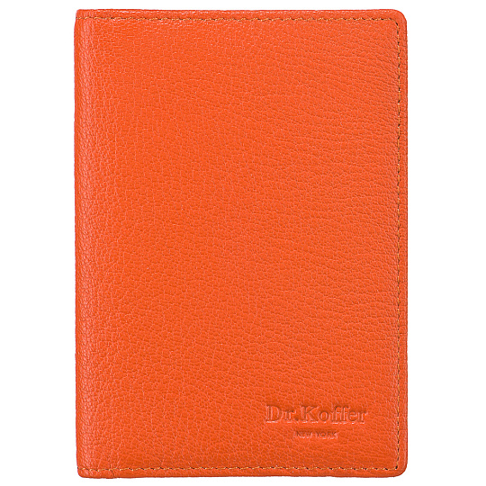 Обложка для паспорта/автодок из натуральной кожи Dr. Koffer