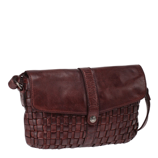 Сумка через плечо Dr.Koffer из натуральной кожи коричневая