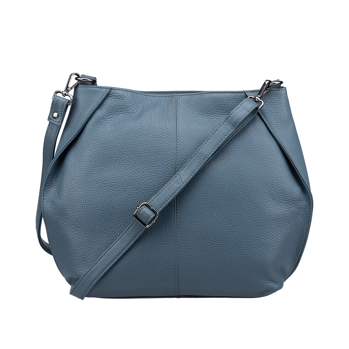 Женская сумка Dr.Koffer из натуральной кожи голубая