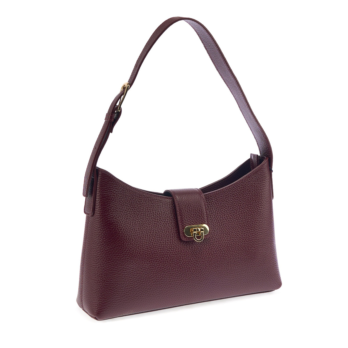 Женская сумка  Dr. Koffer из натуральной кожи бордовая