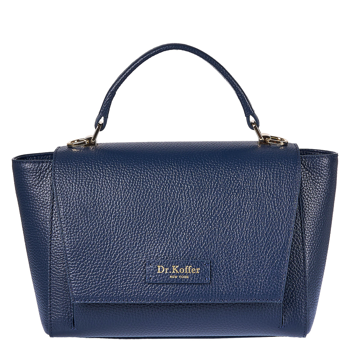 Женская сумка  Dr. Koffer из натуральной кожи синяя