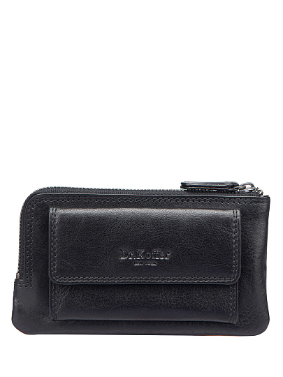 Ключница Dr.Koffer из натуральной кожи черная