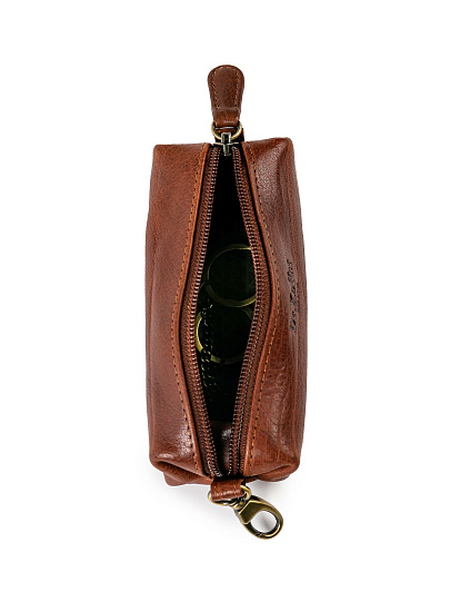 Ключница Dr. Koffer из натуральной кожи коричневая