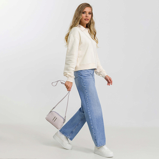 Женская сумка Dr. Koffer из натуральной кожи розовая