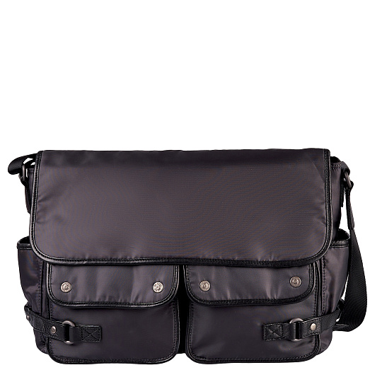 Сумка через плечо Dr.Koffer из нейлона и натуральной кожи
