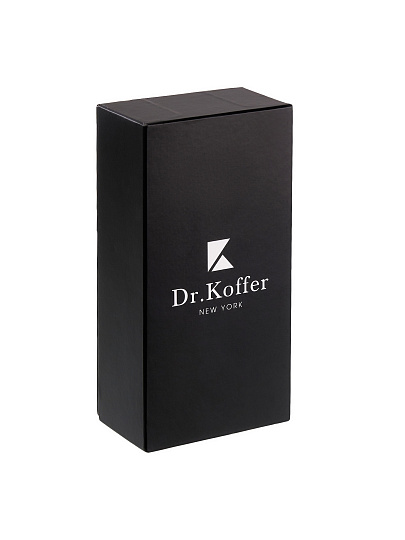 Сумка через плечо Dr.Koffer из натуральной кожи коричневая