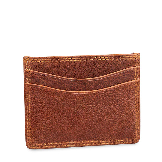 Кредитница Dr.Koffer из натуральной кожи коричневая