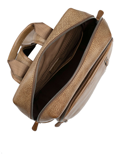 Рюкзак Dr. Koffer из натуральной кожи коричневый