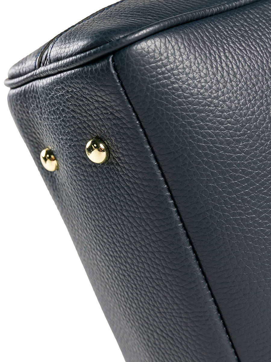 Женская сумка Dr. Koffer из натуральной кожи синяя