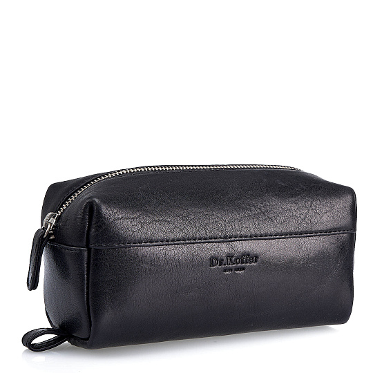 Несессер Dr. Koffer из натуральной кожи черный