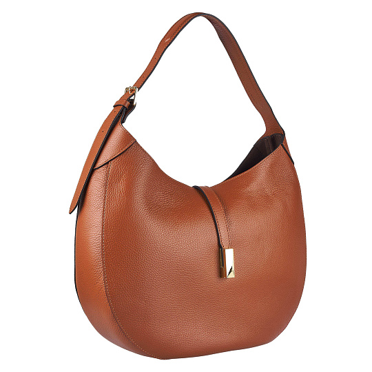 Женская сумка Dr. Koffer из натуральной кожи коричневая