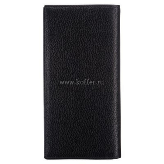 Портмоне Dr.Koffer из натуральной кожи черное