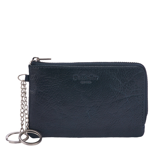 Ключница Dr.Koffer из натуральной кожи синяя