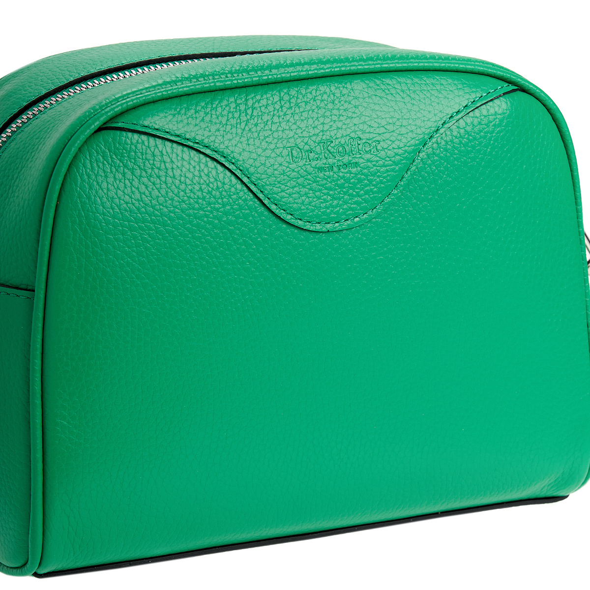 Женская сумка Dr. Koffer из натуральной кожи зеленая