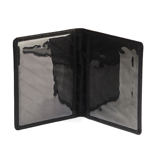 Портмоне Dr.Koffer из натуральной кожи черное