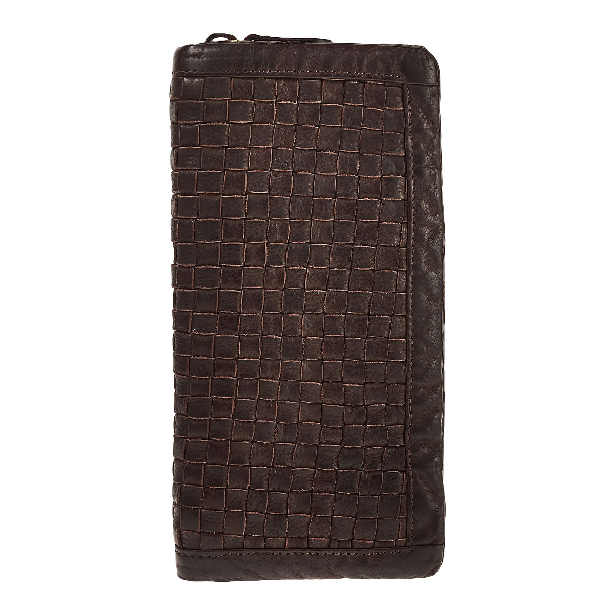Портмоне Dr.Koffer из натуральной кожи коричневое