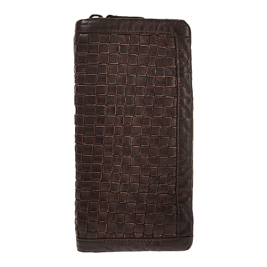 Портмоне Dr.Koffer из натуральной кожи коричневое