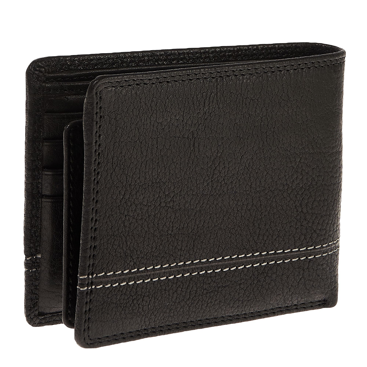 Портмоне Dr.Koffer из натуральной кожи черное