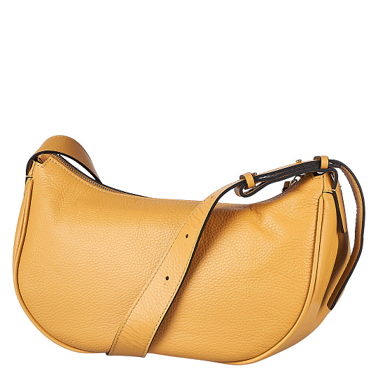 Женская сумка Dr. Koffer из натуральной кожи оранжевая