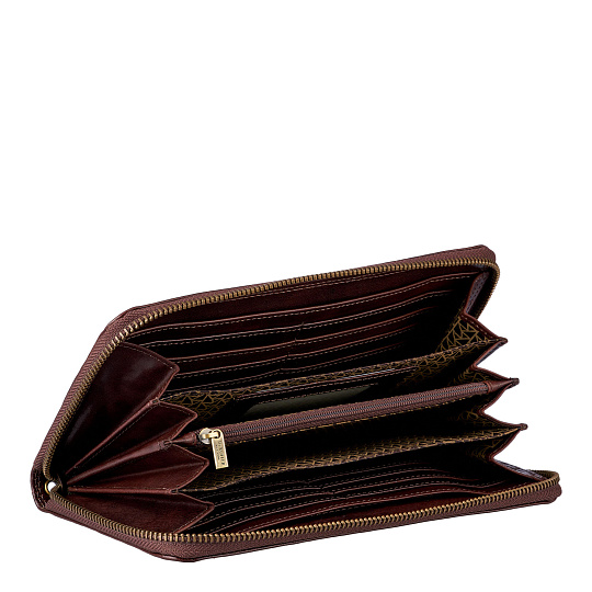 Портмоне Dr.Koffer из натуральной кожи коричневое