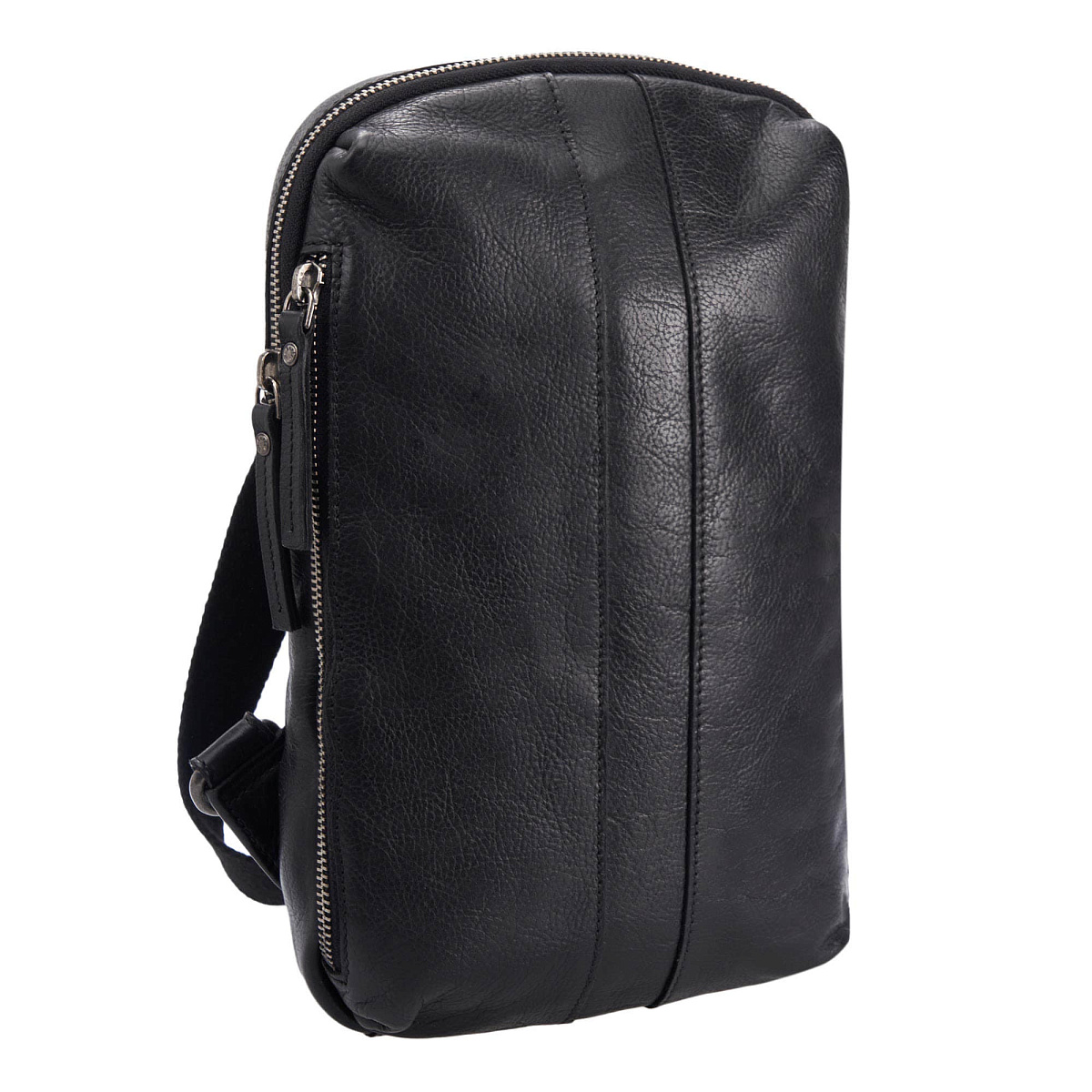 Рюкзак Dr.Koffer из натуральной кожи черный