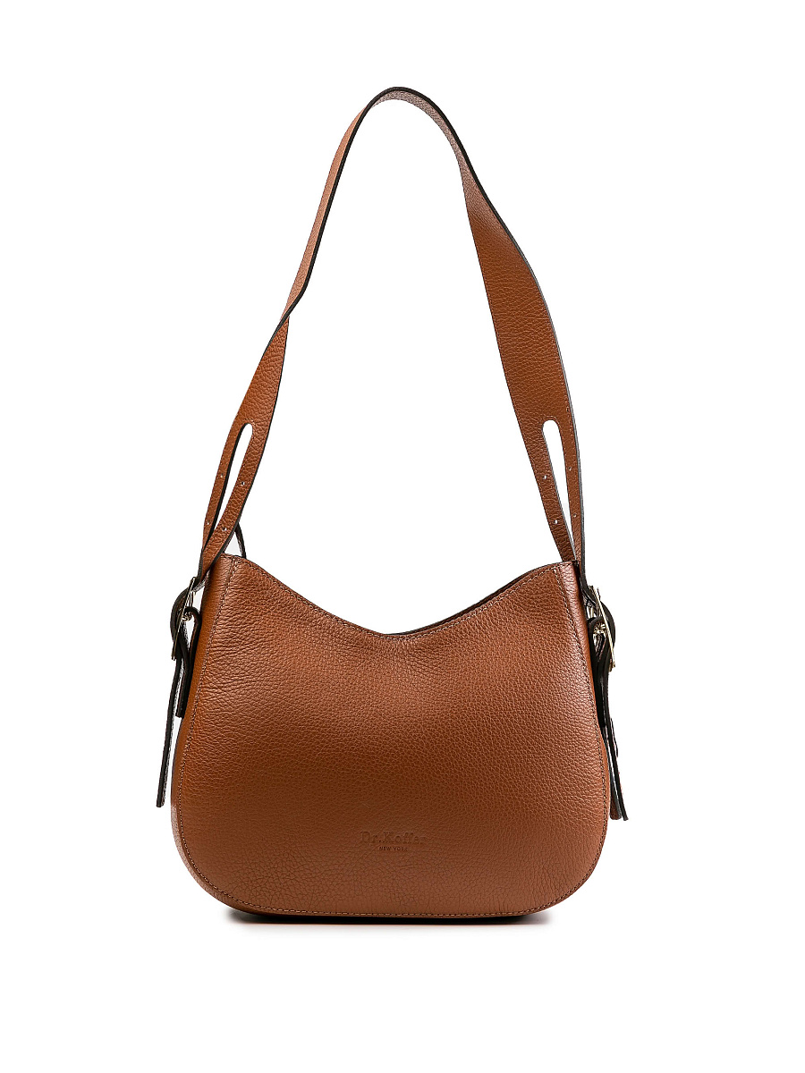 Женская сумка Dr.Koffer из натуральной кожи коричневая