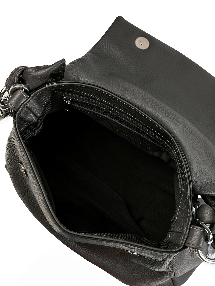 Женская сумка Dr.Koffer из натуральной кожи серая