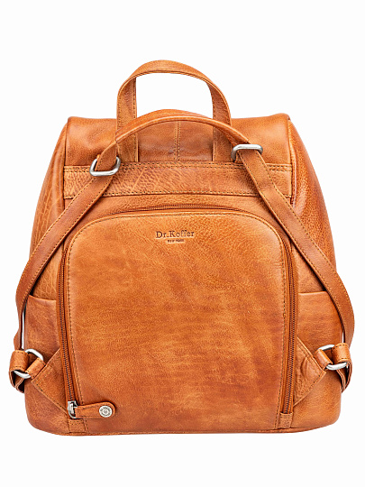 Сумка-рюкзак Dr. Koffer из натуральной кожи коричневая