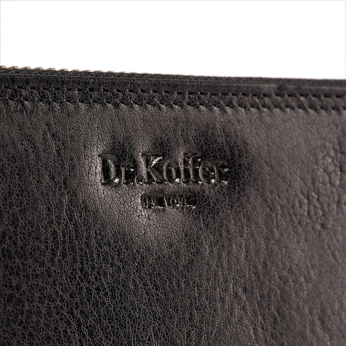 Портмоне Dr.Koffer из натуральной кожи черное