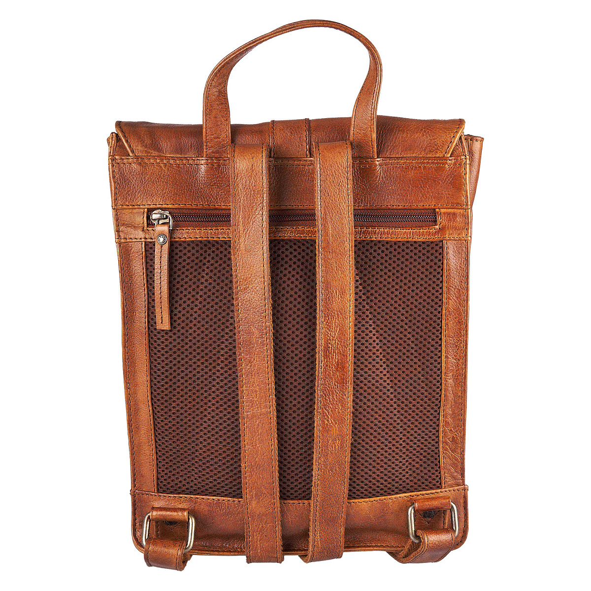 Рюкзак Dr.Koffer из натуральной кожи светло-коричневый