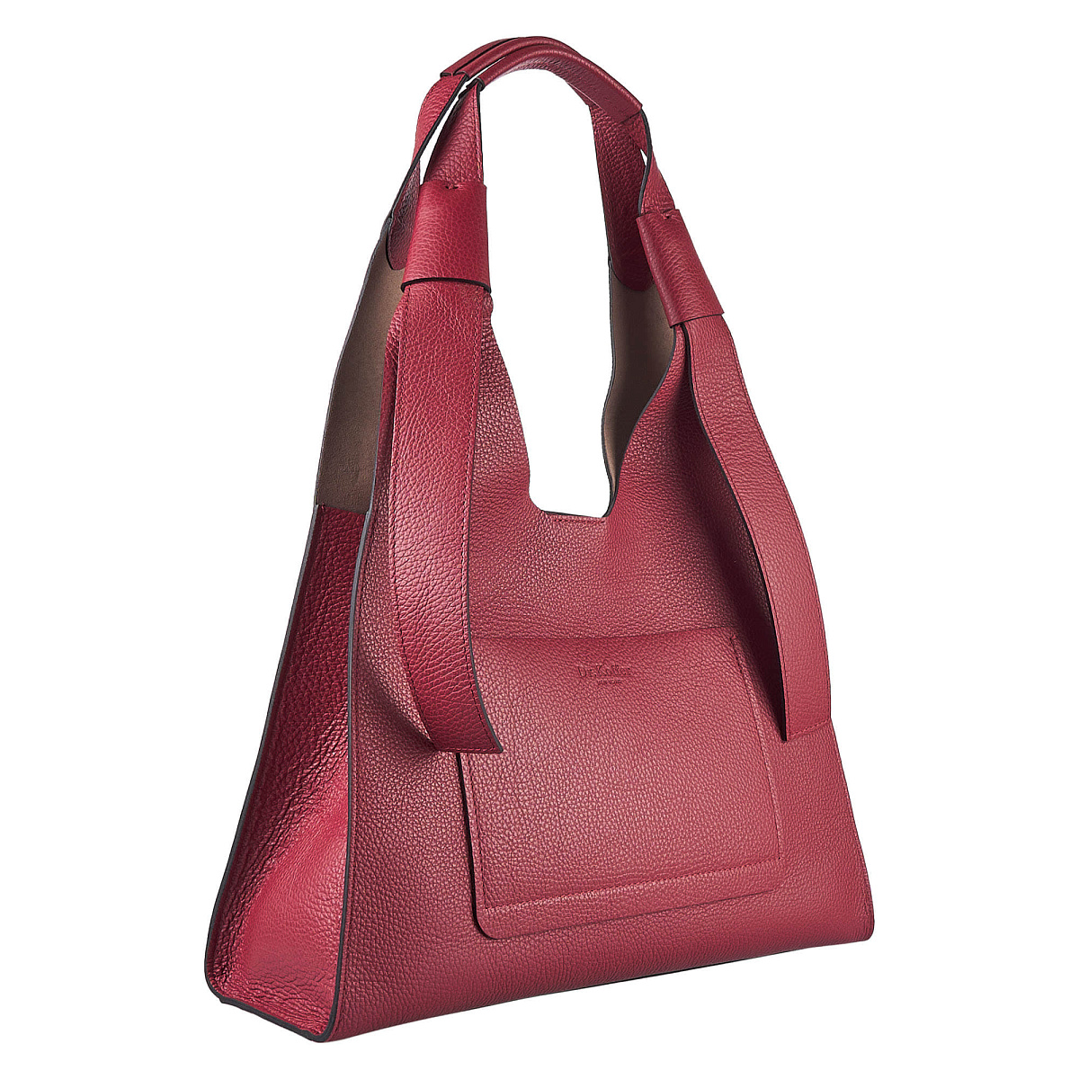 Женская сумка Dr. Koffer из натуральной кожи красная