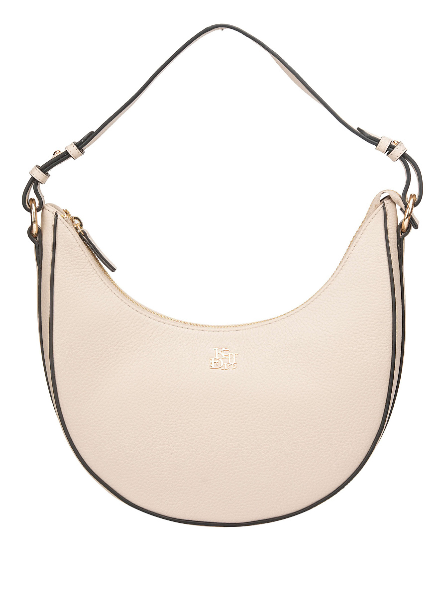 Женская сумка Dr. Koffer из натуральной кожи бежевая