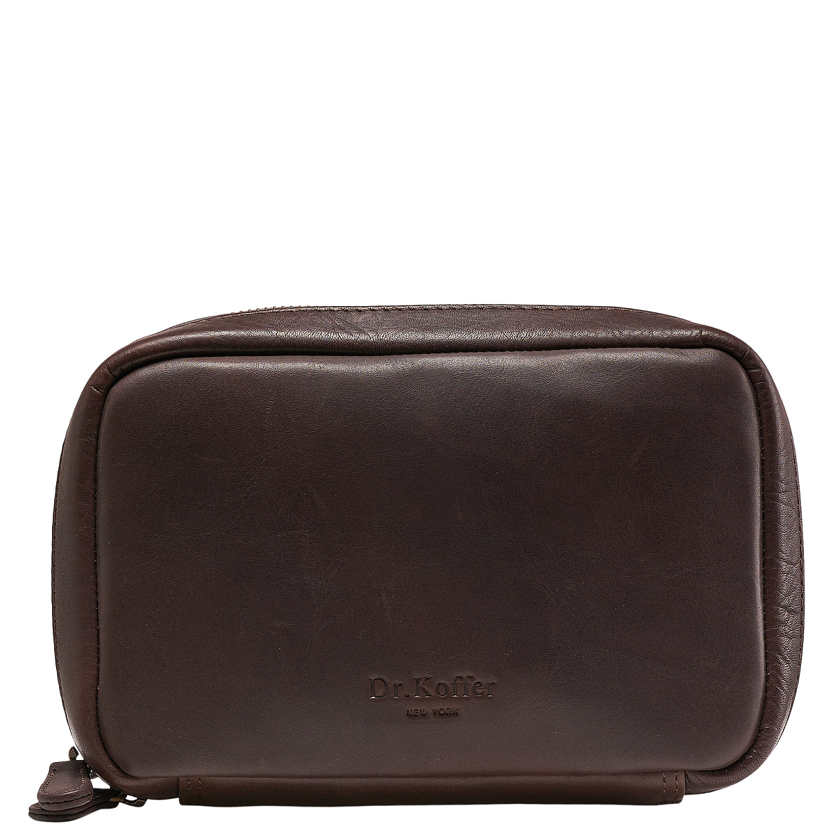 Несессер Dr.Koffer из натуральной кожи коричневый